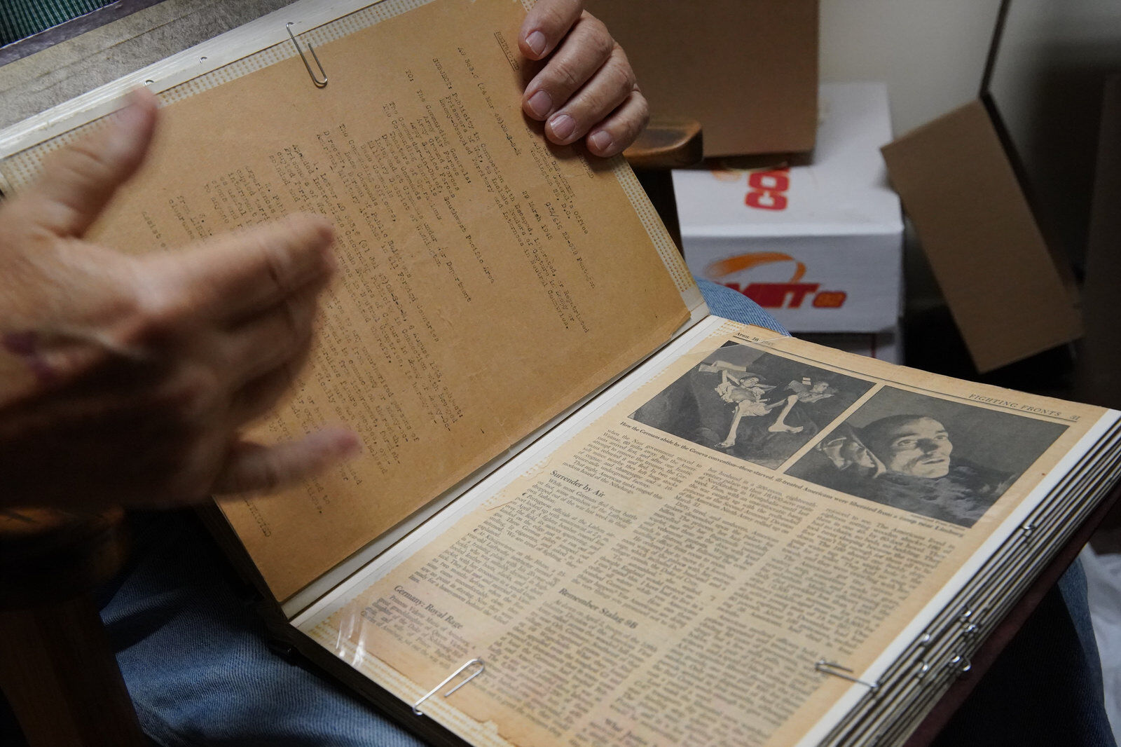 Scrap book found of Felix Bociak life that tells staggering wartime tale of loss, imprisonment